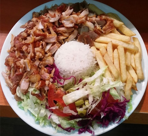 Plat de Kebab amb Arròs